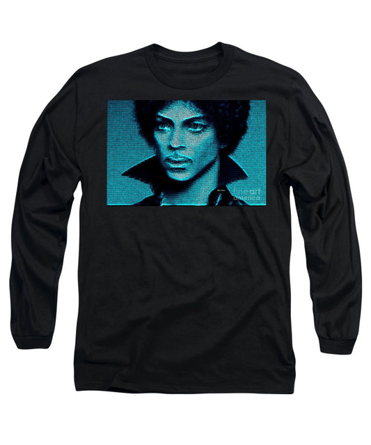 Long Sleeve T-Shirt - Prince - Tribute In Blue