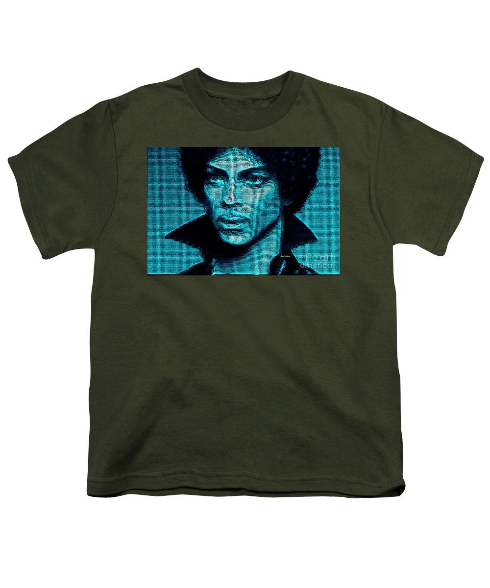 Youth T-Shirt - Prince - Tribute In Blue