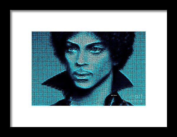 Framed Print - Prince - Tribute In Blue