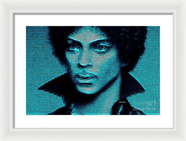 Framed Print - Prince - Tribute In Blue