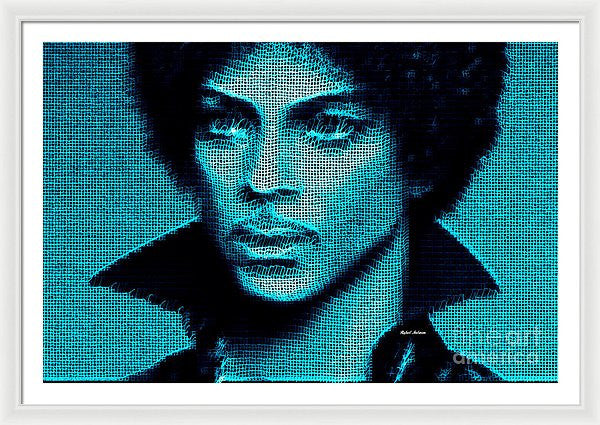 Framed Print - Prince - Tribute In Blue