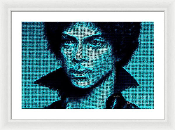 Framed Print - Prince - Tribute In Blue