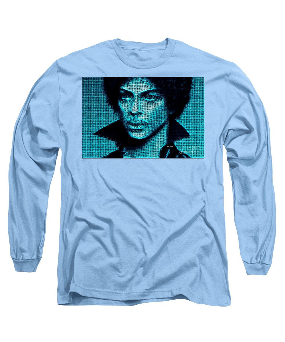 Long Sleeve T-Shirt - Prince - Tribute In Blue