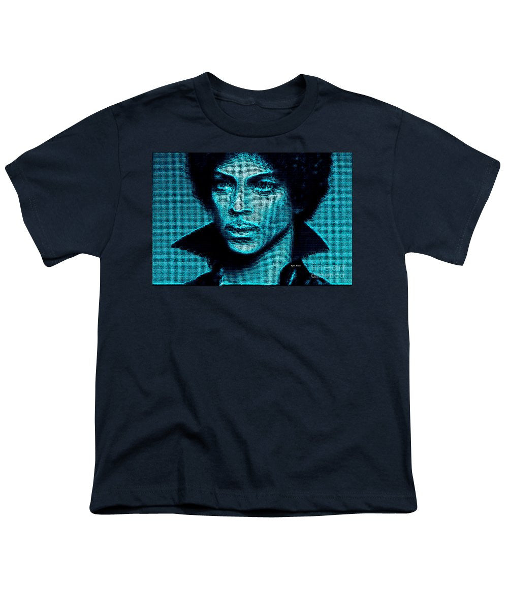 Youth T-Shirt - Prince - Tribute In Blue