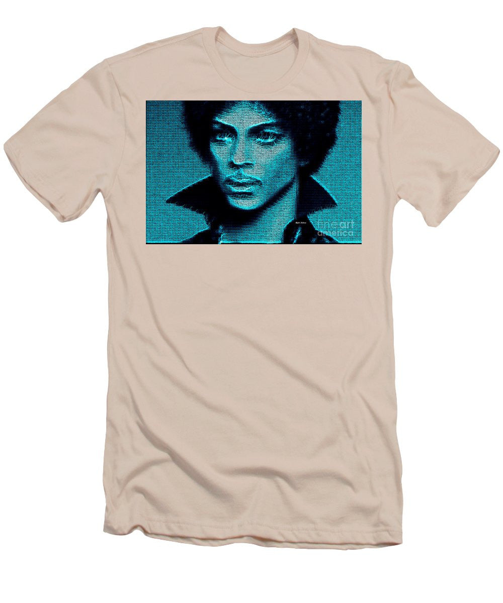 T-shirt pour homme (coupe ajustée) - Prince - Tribute In Blue