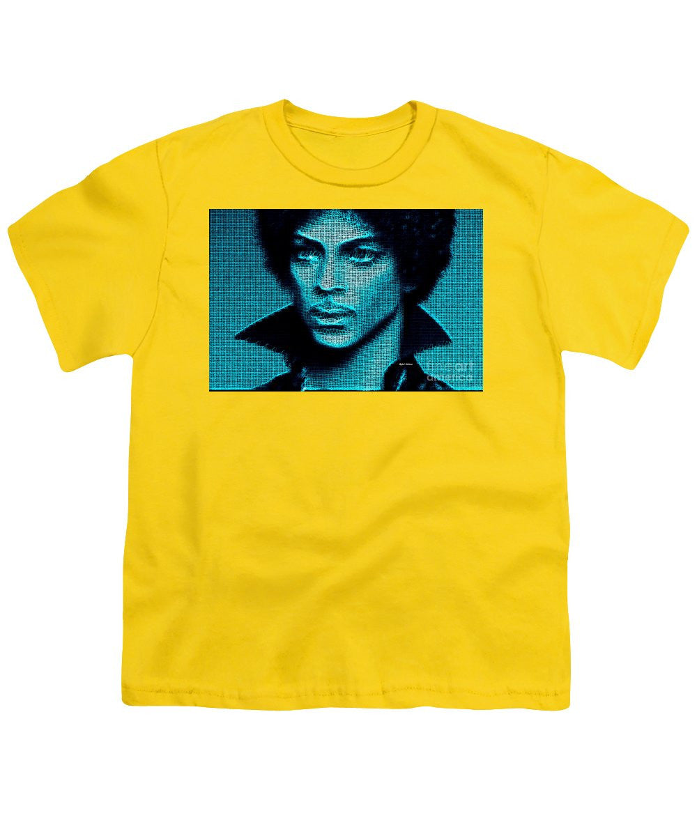 Youth T-Shirt - Prince - Tribute In Blue