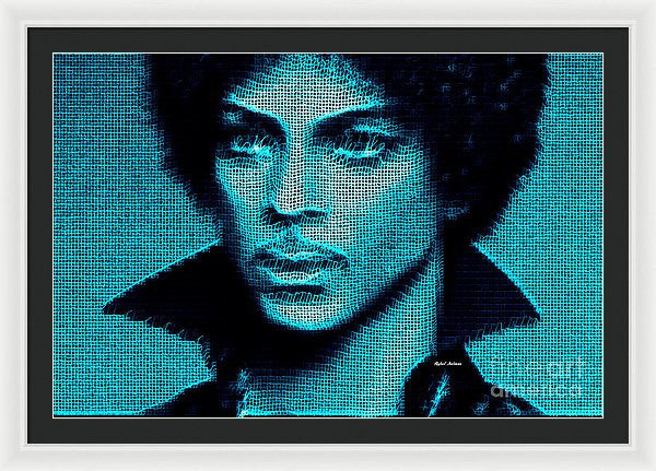 Framed Print - Prince - Tribute In Blue