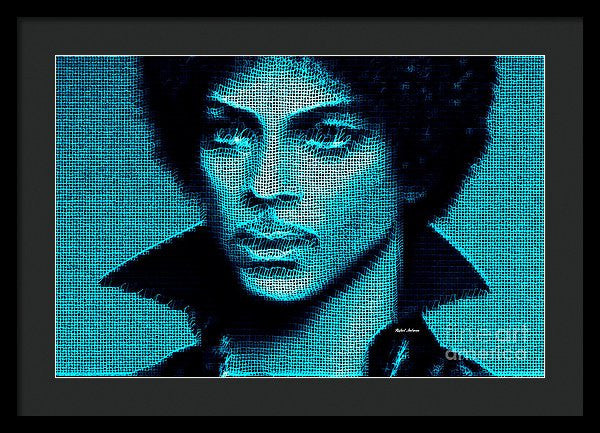 Framed Print - Prince - Tribute In Blue