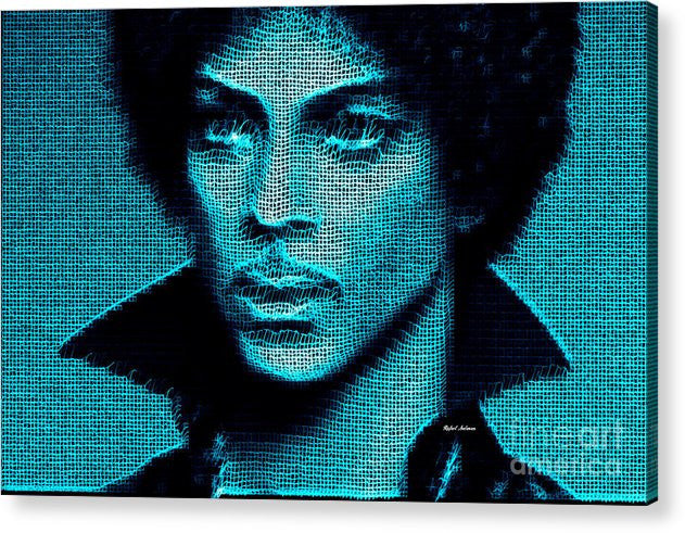 Impression acrylique - Prince - Hommage en bleu