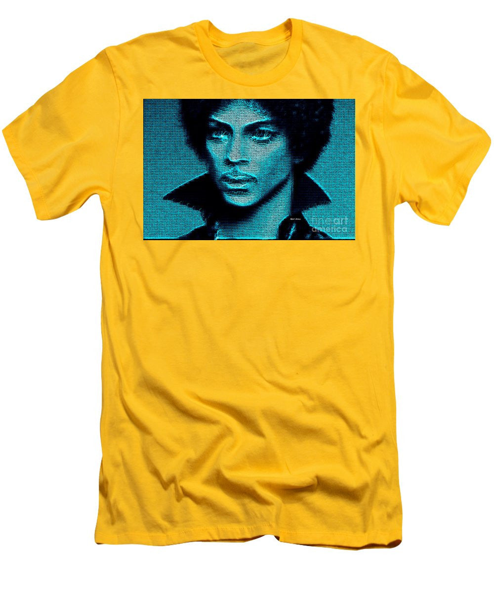 T-shirt pour homme (coupe ajustée) - Prince - Tribute In Blue