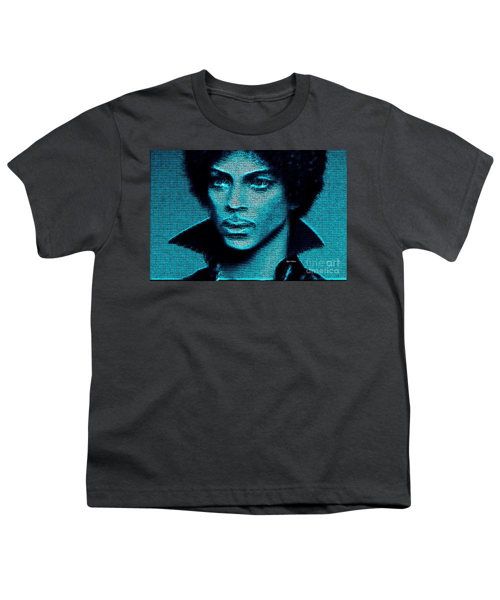 Youth T-Shirt - Prince - Tribute In Blue