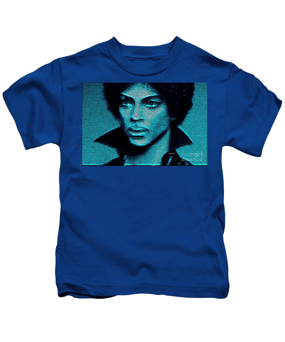 Kids T-Shirt - Prince - Tribute In Blue