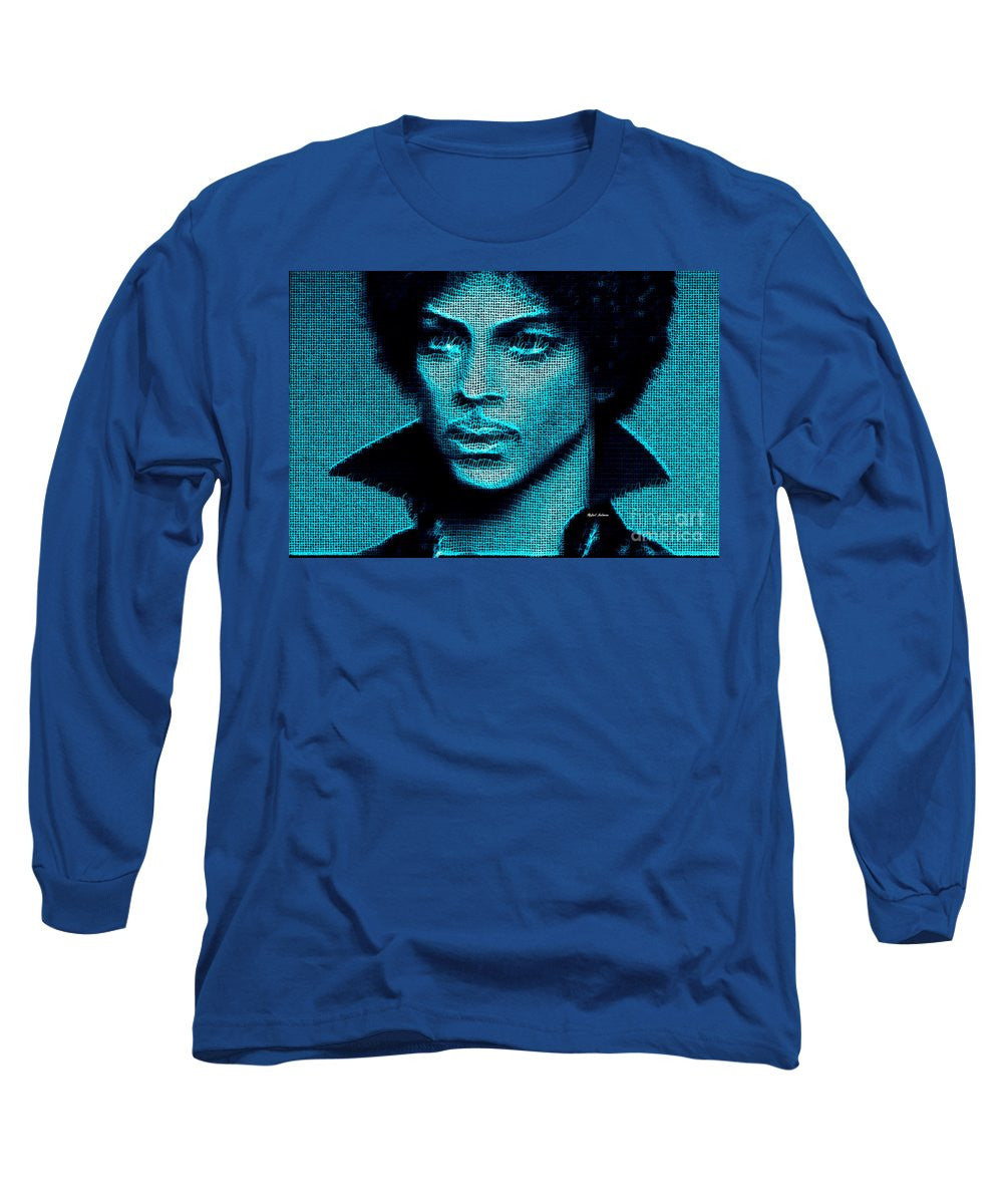 Long Sleeve T-Shirt - Prince - Tribute In Blue