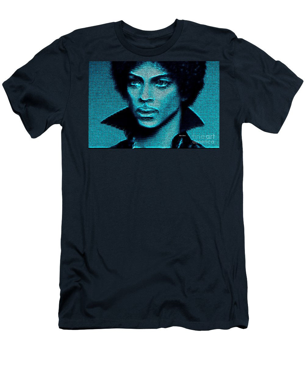 T-shirt pour homme (coupe ajustée) - Prince - Tribute In Blue