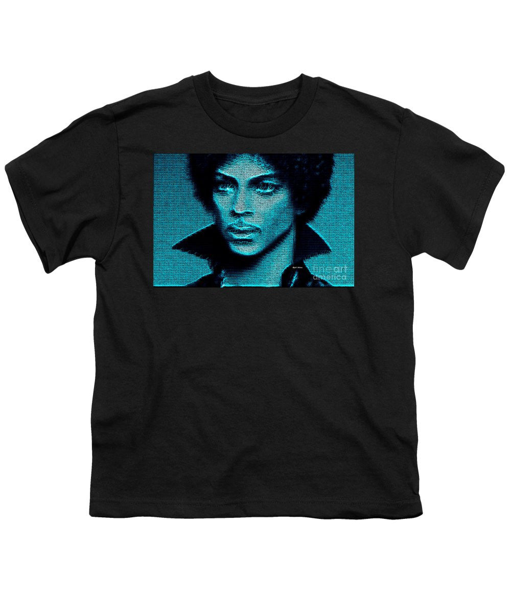 Youth T-Shirt - Prince - Tribute In Blue