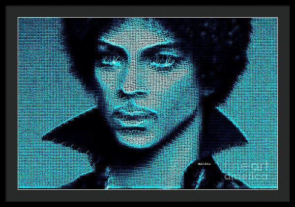 Framed Print - Prince - Tribute In Blue