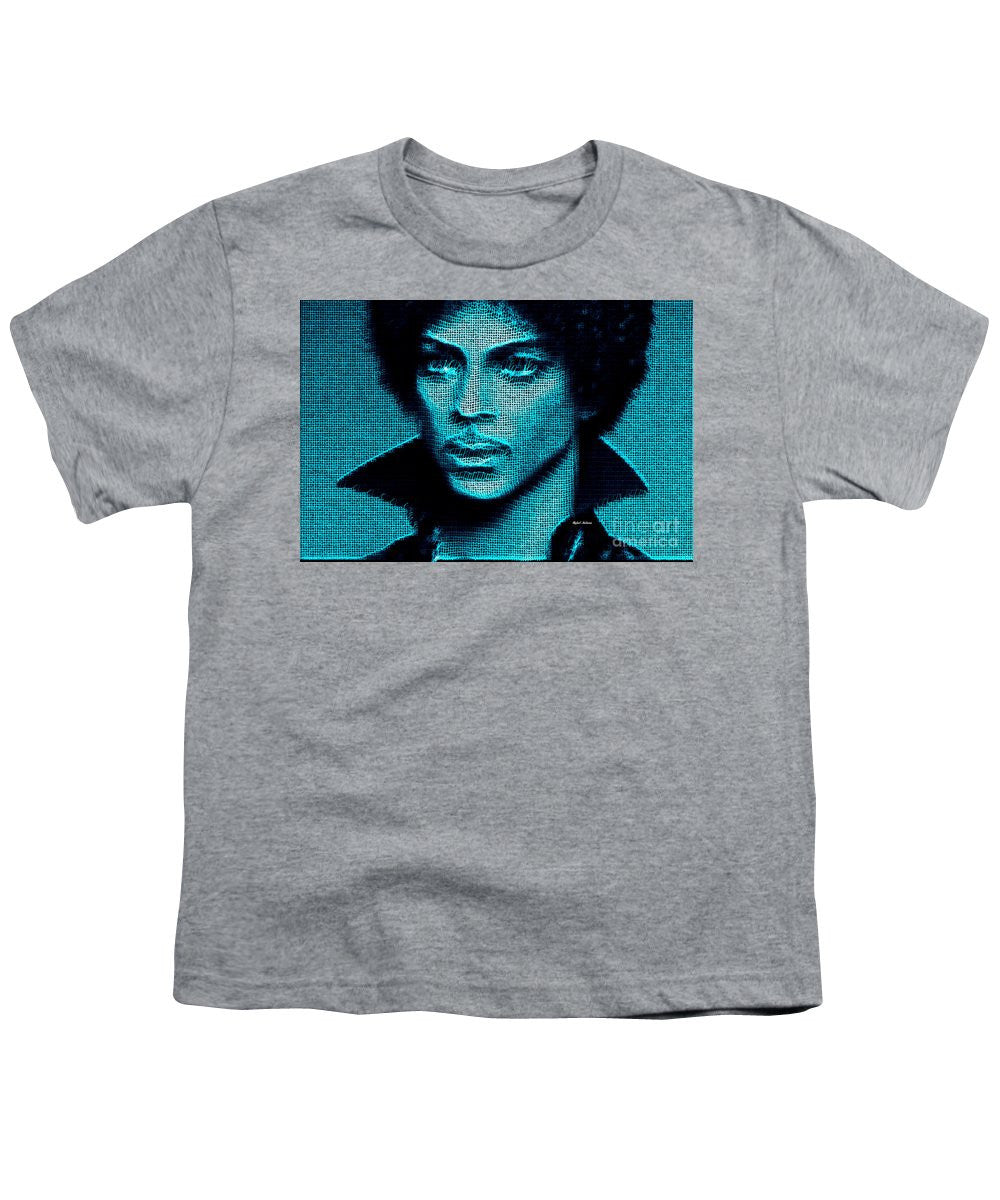 Youth T-Shirt - Prince - Tribute In Blue