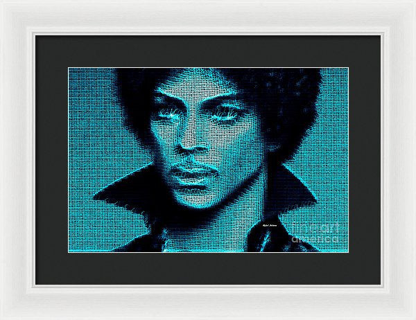 Framed Print - Prince - Tribute In Blue