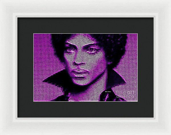 Framed Print - Prince - Tribute In Purple