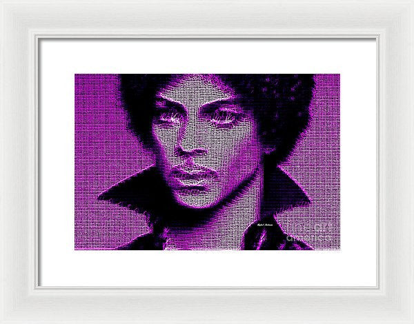 Framed Print - Prince - Tribute In Purple