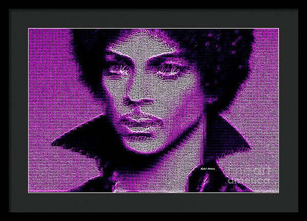 Framed Print - Prince - Tribute In Purple