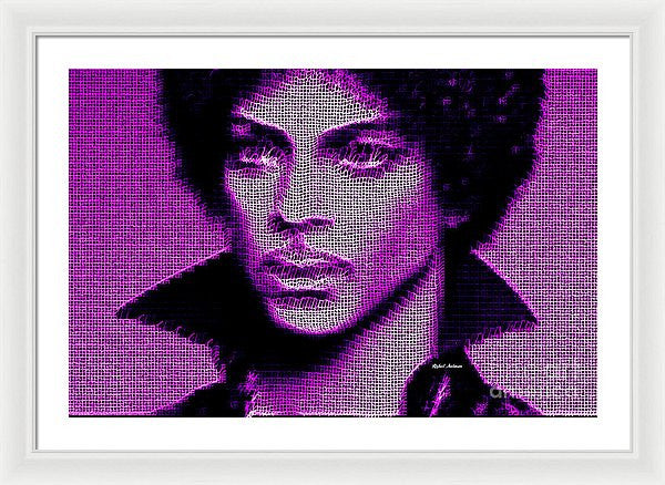 Framed Print - Prince - Tribute In Purple