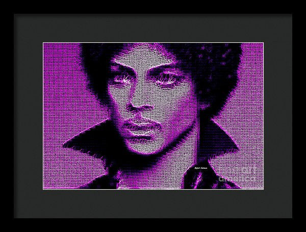 Framed Print - Prince - Tribute In Purple