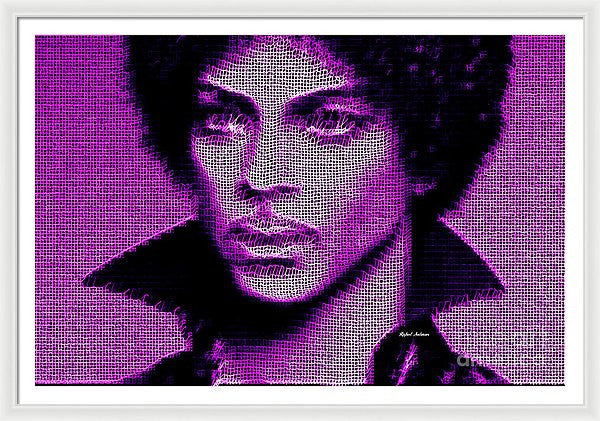 Framed Print - Prince - Tribute In Purple