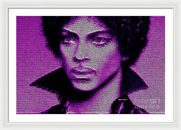 Framed Print - Prince - Tribute In Purple