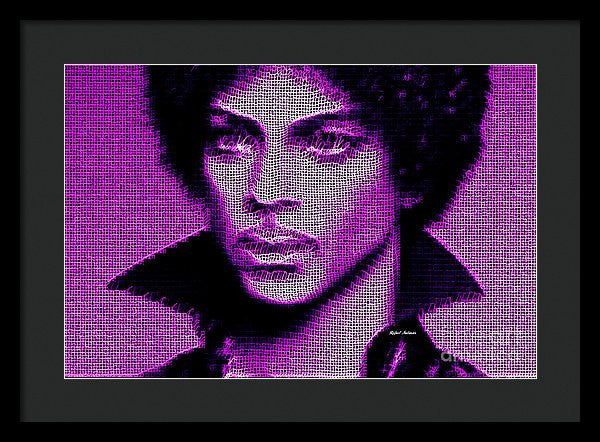 Framed Print - Prince - Tribute In Purple