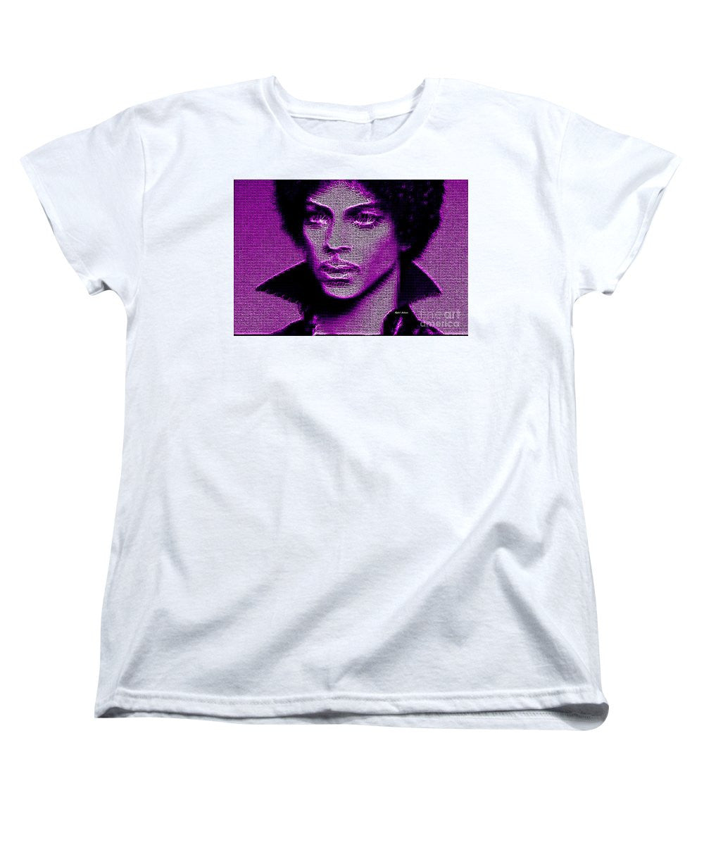 Women's T-Shirt (Standard Cut) - Prince - Tribute In Purple