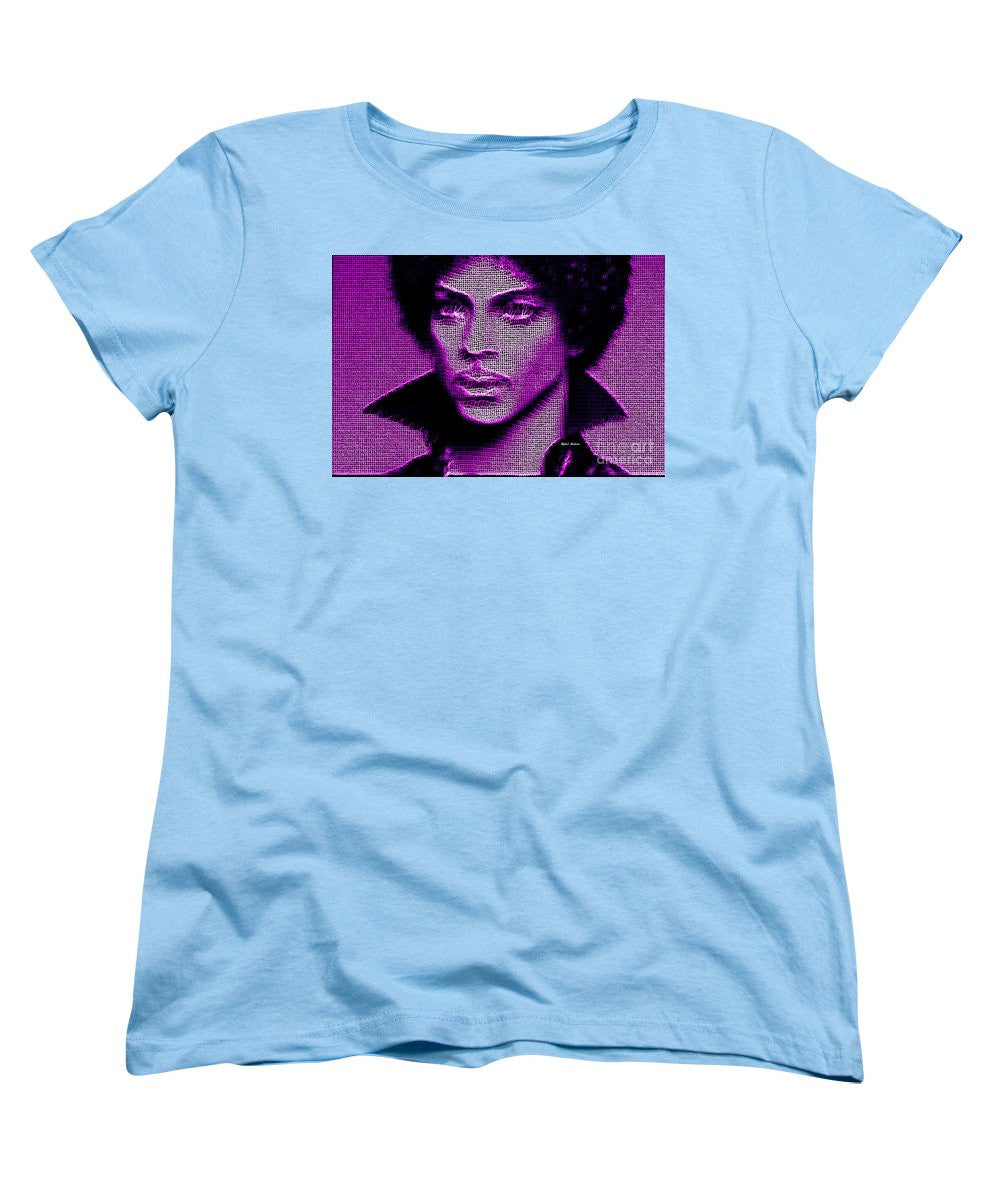 Women's T-Shirt (Standard Cut) - Prince - Tribute In Purple