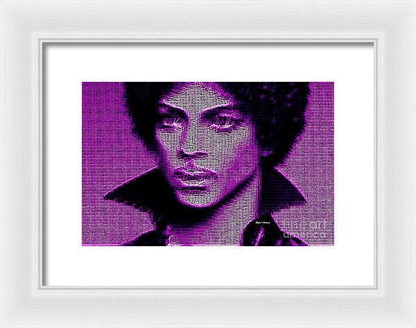 Framed Print - Prince - Tribute In Purple