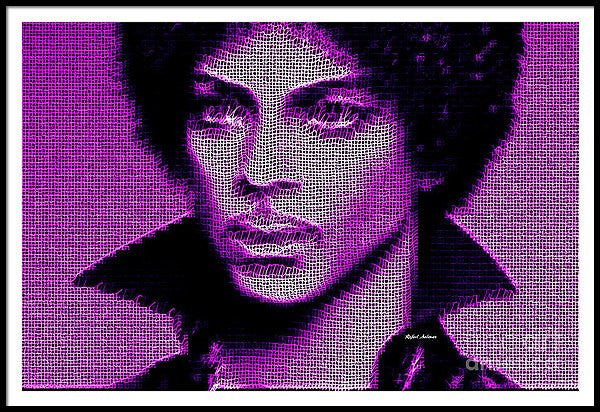 Framed Print - Prince - Tribute In Purple