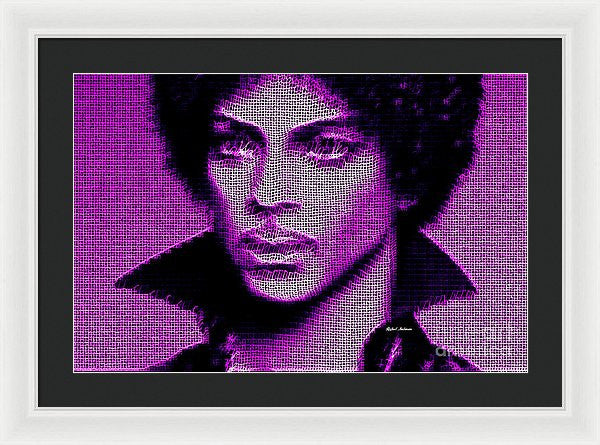 Framed Print - Prince - Tribute In Purple