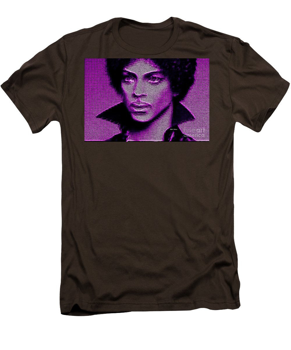 T-shirt pour homme (coupe ajustée) - Prince - Tribute In Purple