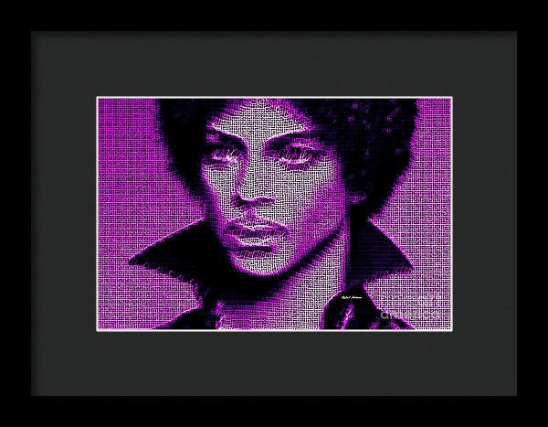 Framed Print - Prince - Tribute In Purple