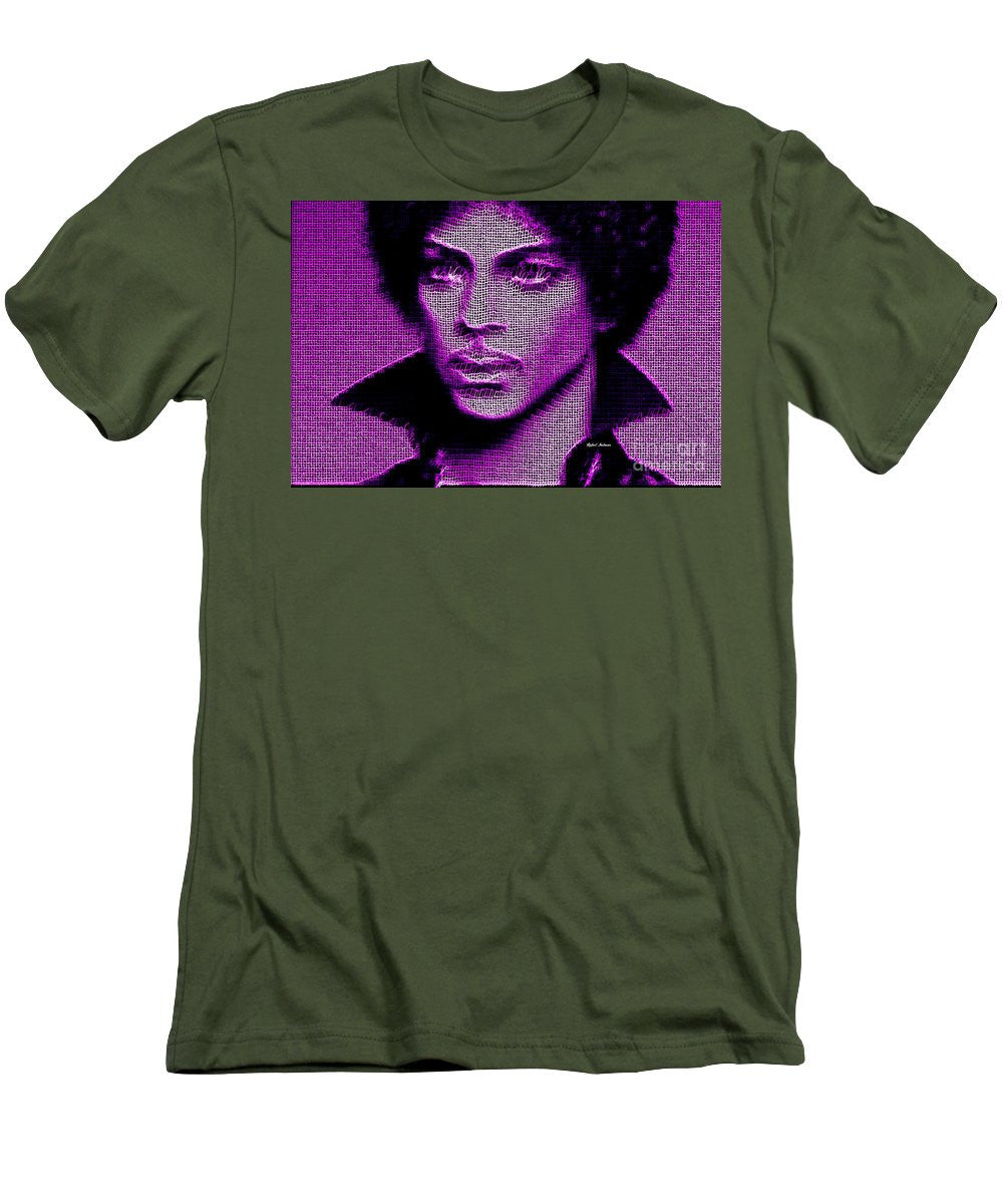 T-shirt pour homme (coupe ajustée) - Prince - Tribute In Purple