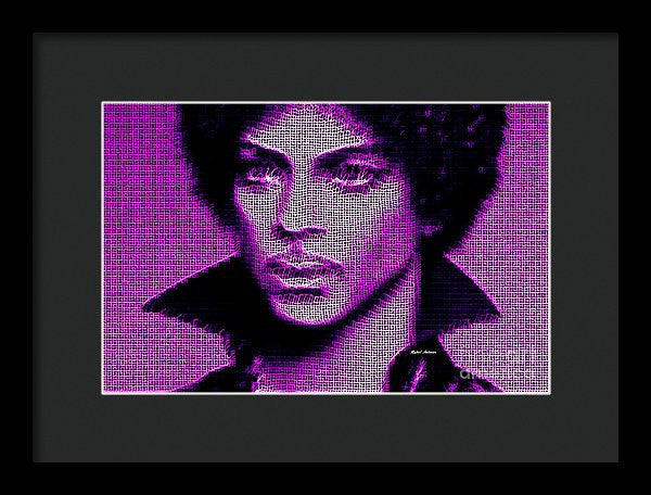 Framed Print - Prince - Tribute In Purple