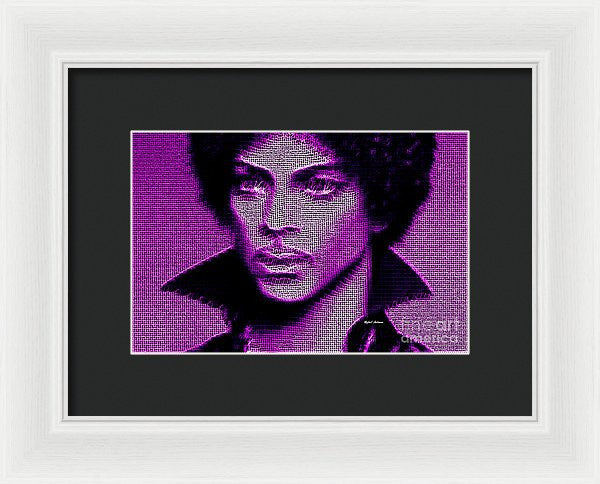 Framed Print - Prince - Tribute In Purple