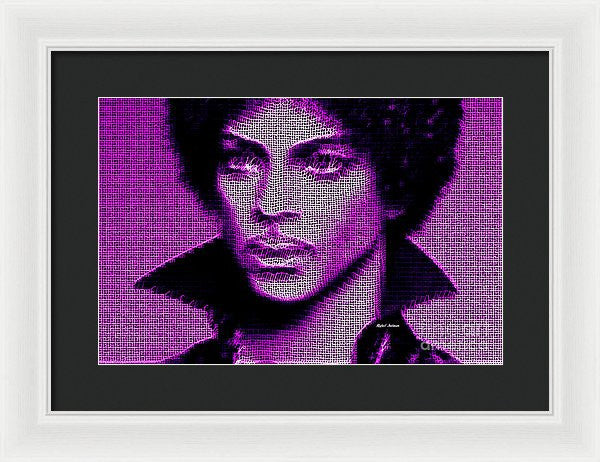 Framed Print - Prince - Tribute In Purple