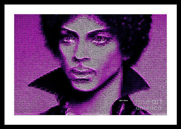 Framed Print - Prince - Tribute In Purple