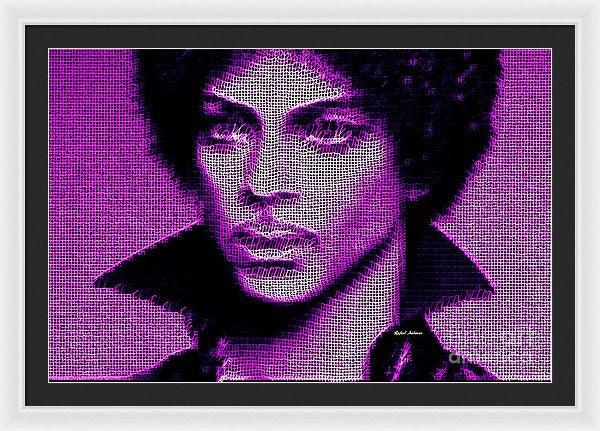 Framed Print - Prince - Tribute In Purple