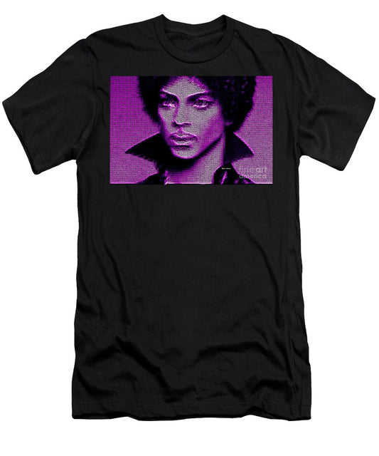 T-shirt pour homme (coupe ajustée) - Prince - Tribute In Purple