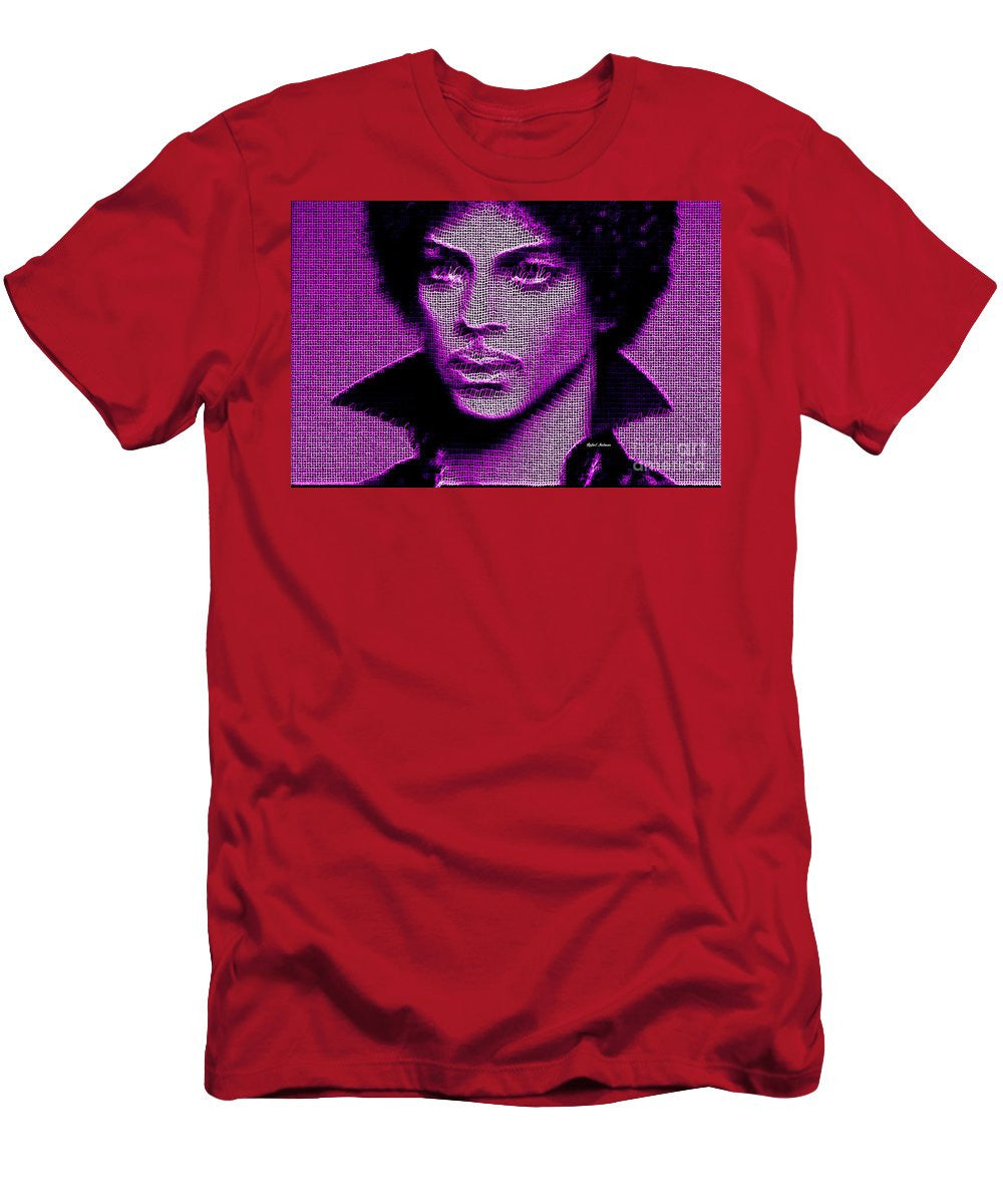 T-shirt pour homme (coupe ajustée) - Prince - Tribute In Purple