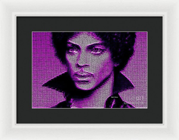 Framed Print - Prince - Tribute In Purple