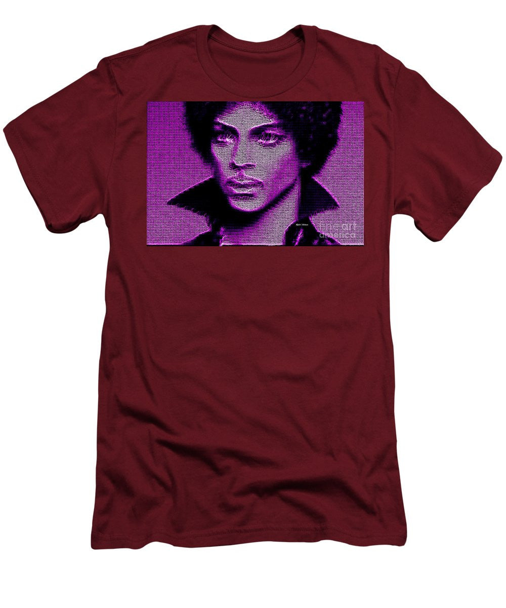 T-shirt pour homme (coupe ajustée) - Prince - Tribute In Purple