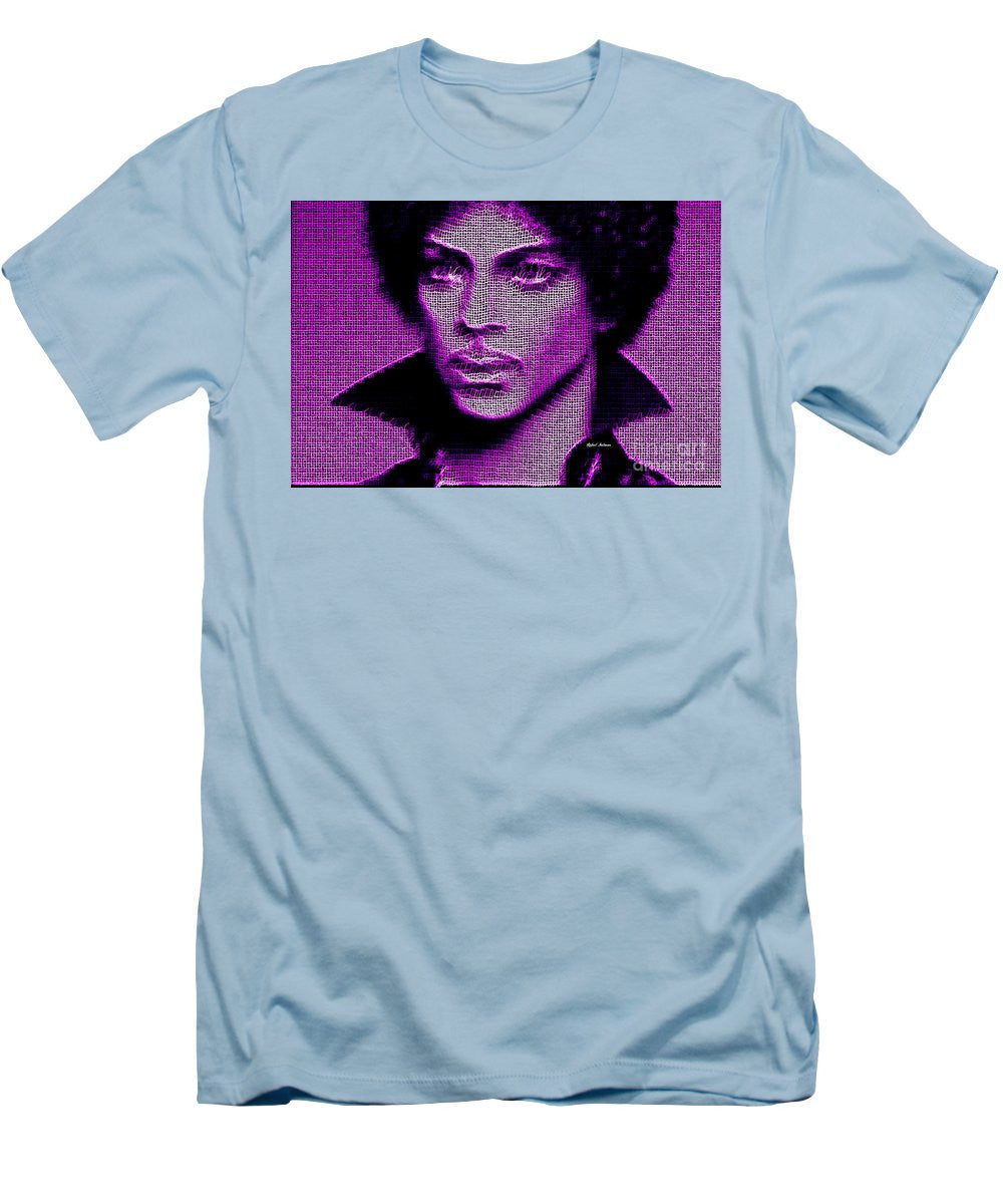 T-shirt pour homme (coupe ajustée) - Prince - Tribute In Purple