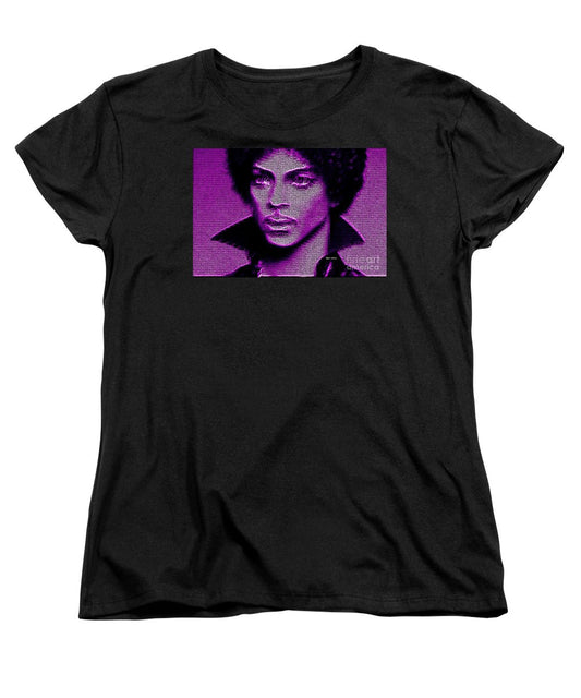 Women's T-Shirt (Standard Cut) - Prince - Tribute In Purple