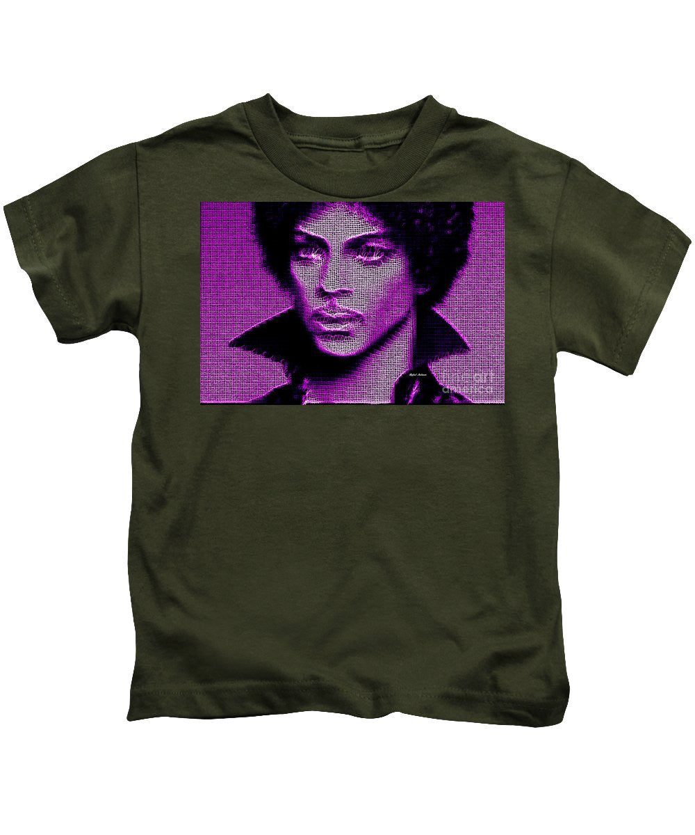 Kids T-Shirt - Prince - Tribute In Purple